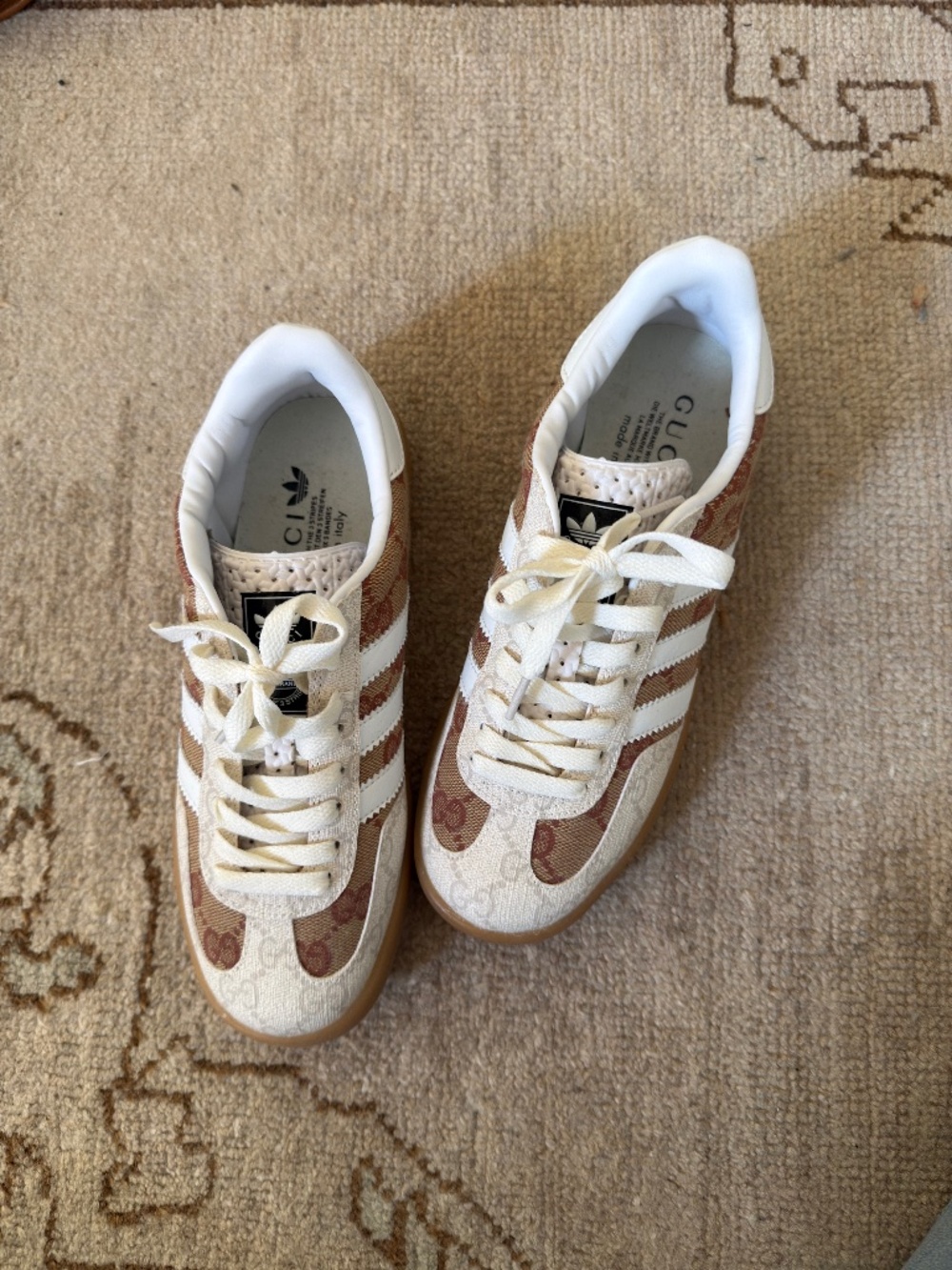 Gucci x Adidas gazelle sneakers